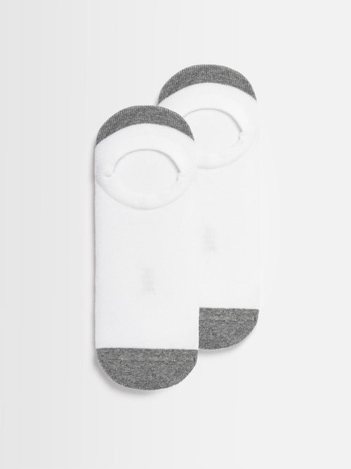 3 pack ARNE Invisible Socks in White