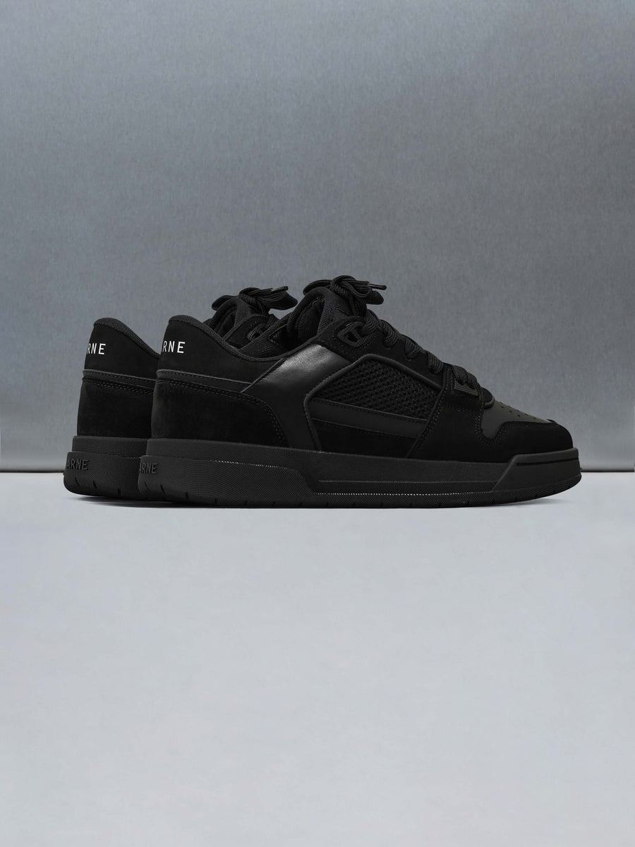 Basket Trainer in Triple Black