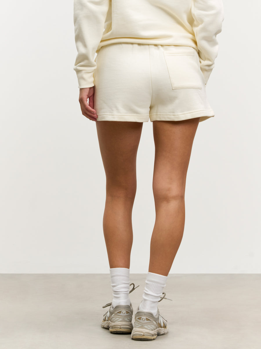 Womens Relaxed Jersey Short in Ecru