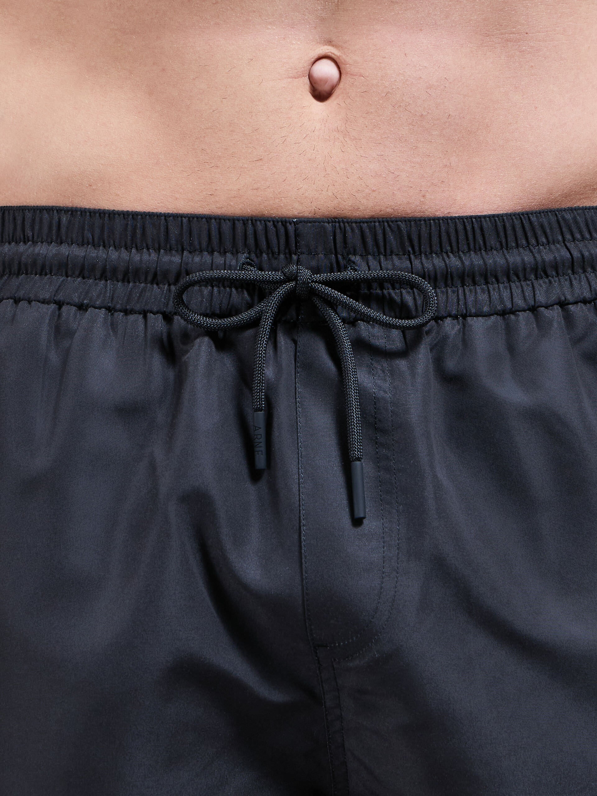 Essential Drawstring Swim Short in Black