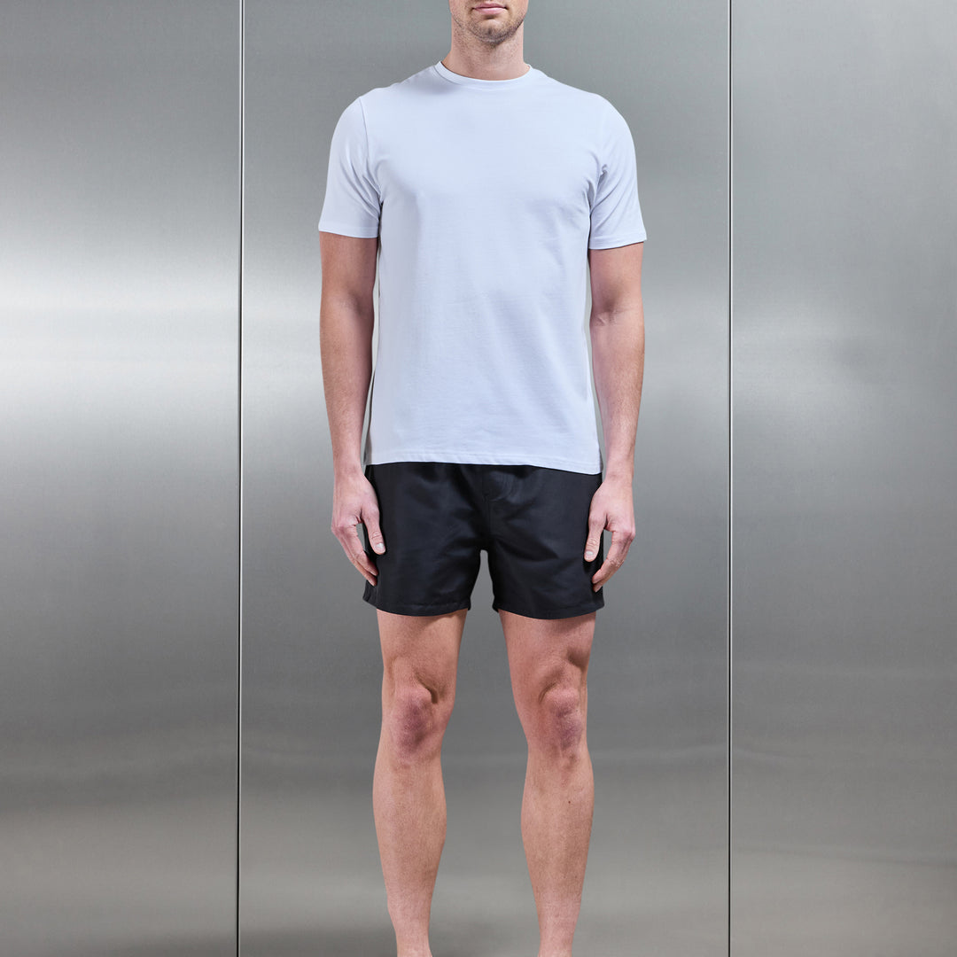 Essential Drawstring Swim Short in Black