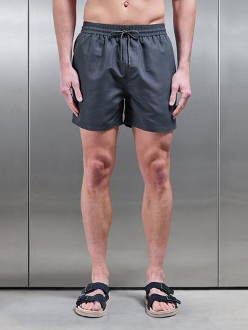 Essential Drawstring Swim Short in Grey