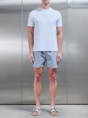 Essential Drawstring Swim Short in Mid Grey