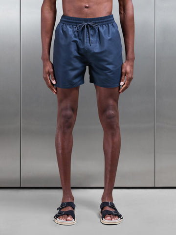 Essential Drawstring Swim Short in Navy