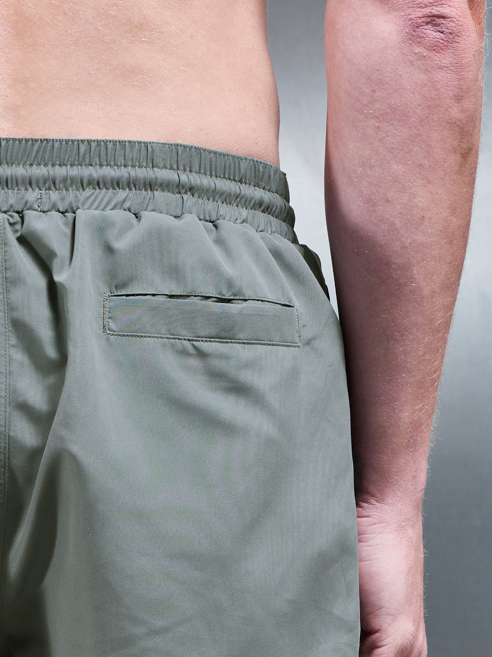 Essential Drawstring Swim Short in Sage
