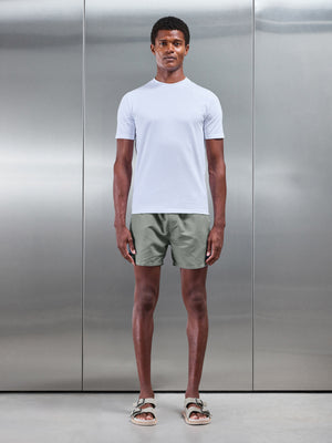 Essential Drawstring Swim Short in Sage