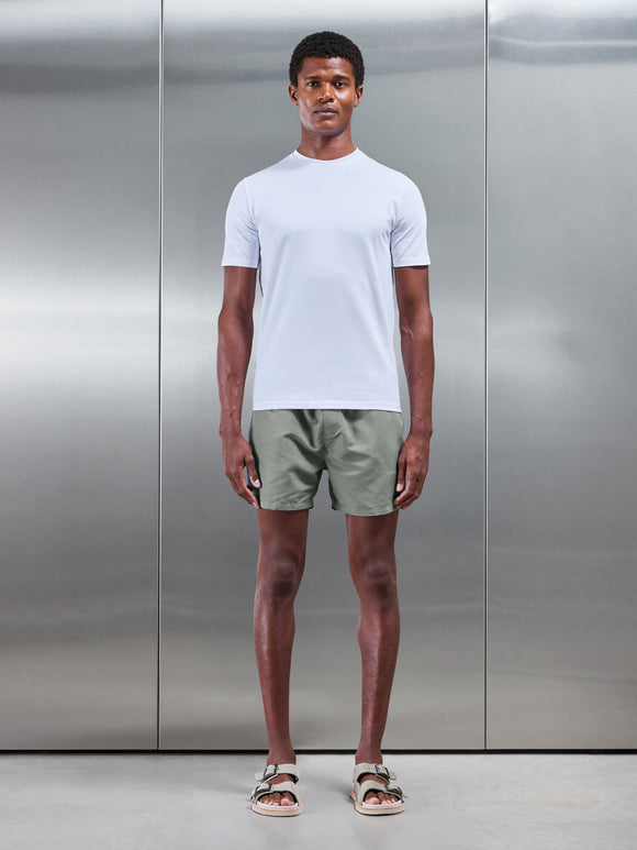 Essential Drawstring Swim Short in Sage