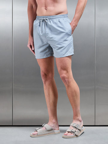 Essential Drawstring Swim Short in Stone