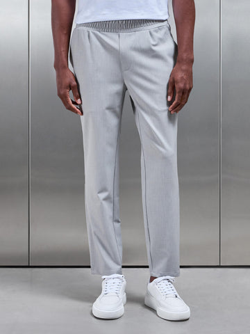 Essential Drawstring Tailored Trouser In Stone