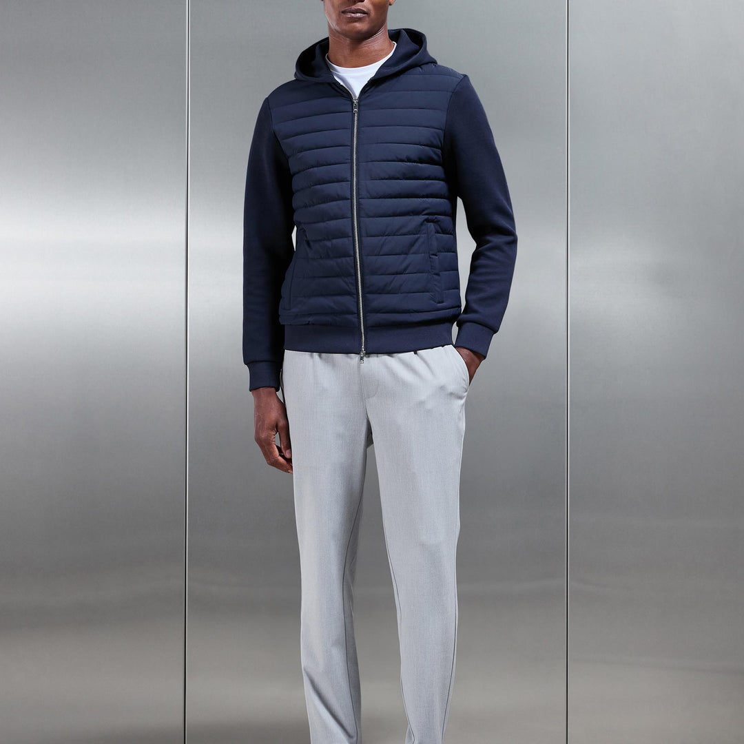 Essential Drawstring Tailored Trouser in Stone