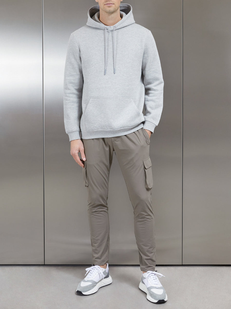 Essential Hoodie in Marl Grey