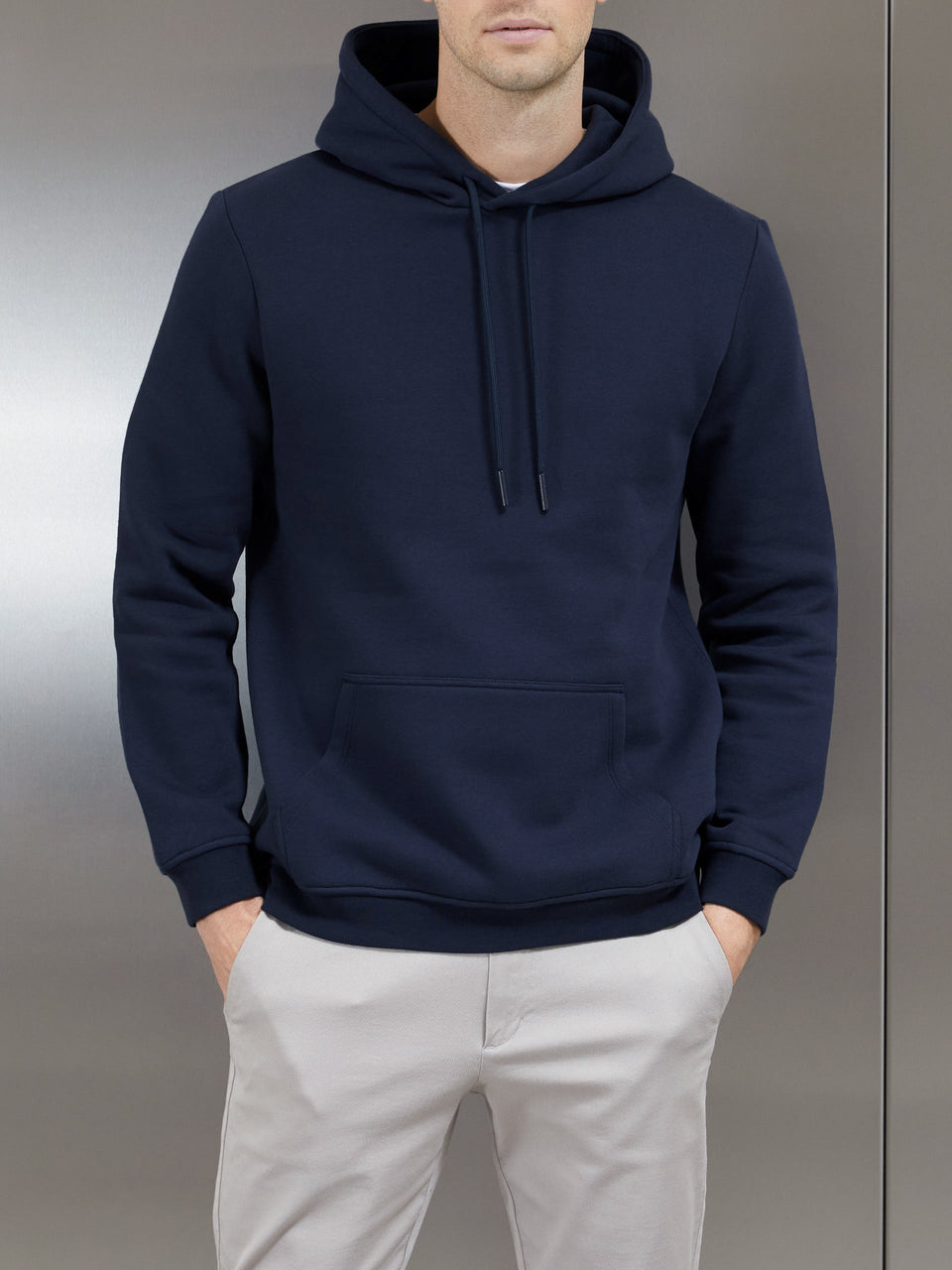 Essential Hoodie in Navy