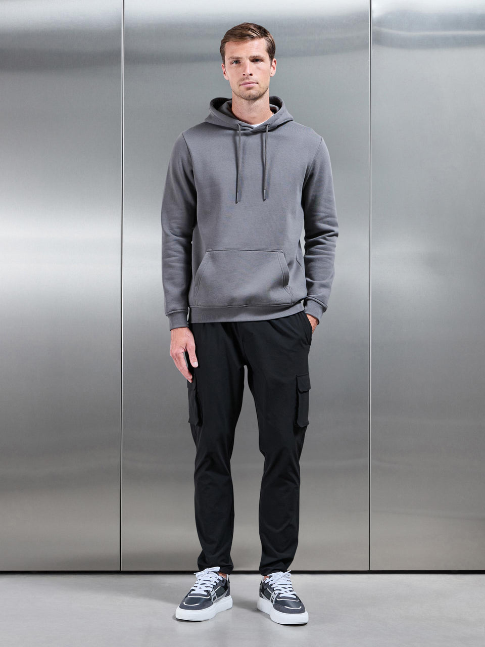 Essential Hoodie In Grey