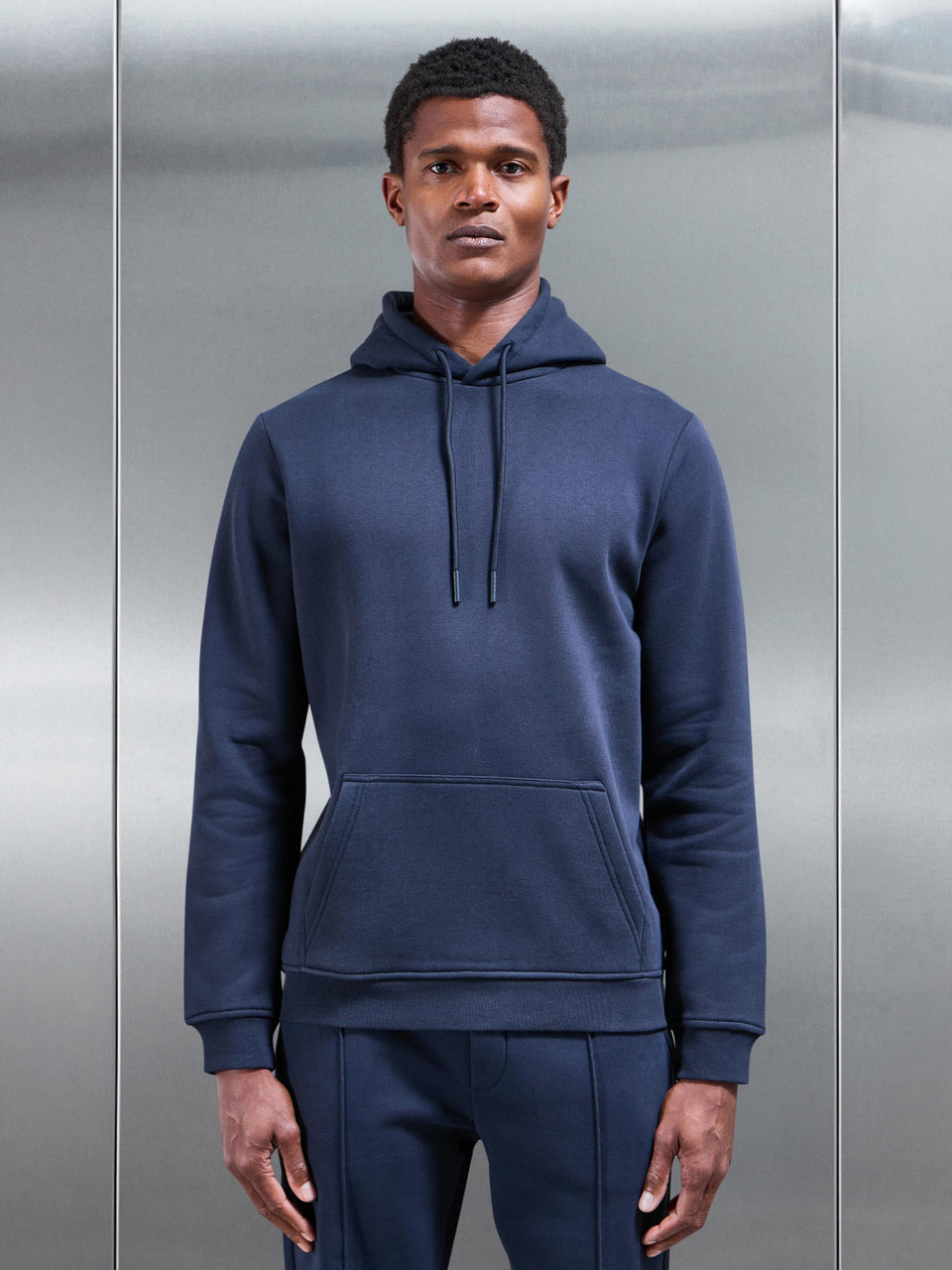 Essential Hoodie in Navy