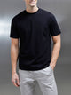 Essential Mercerised Interlock T-Shirt in Black