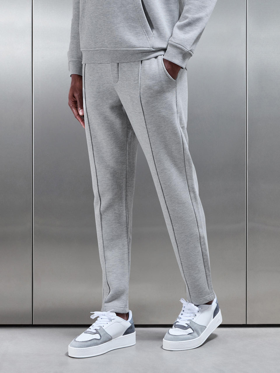 Essential Jogger in Marl Grey