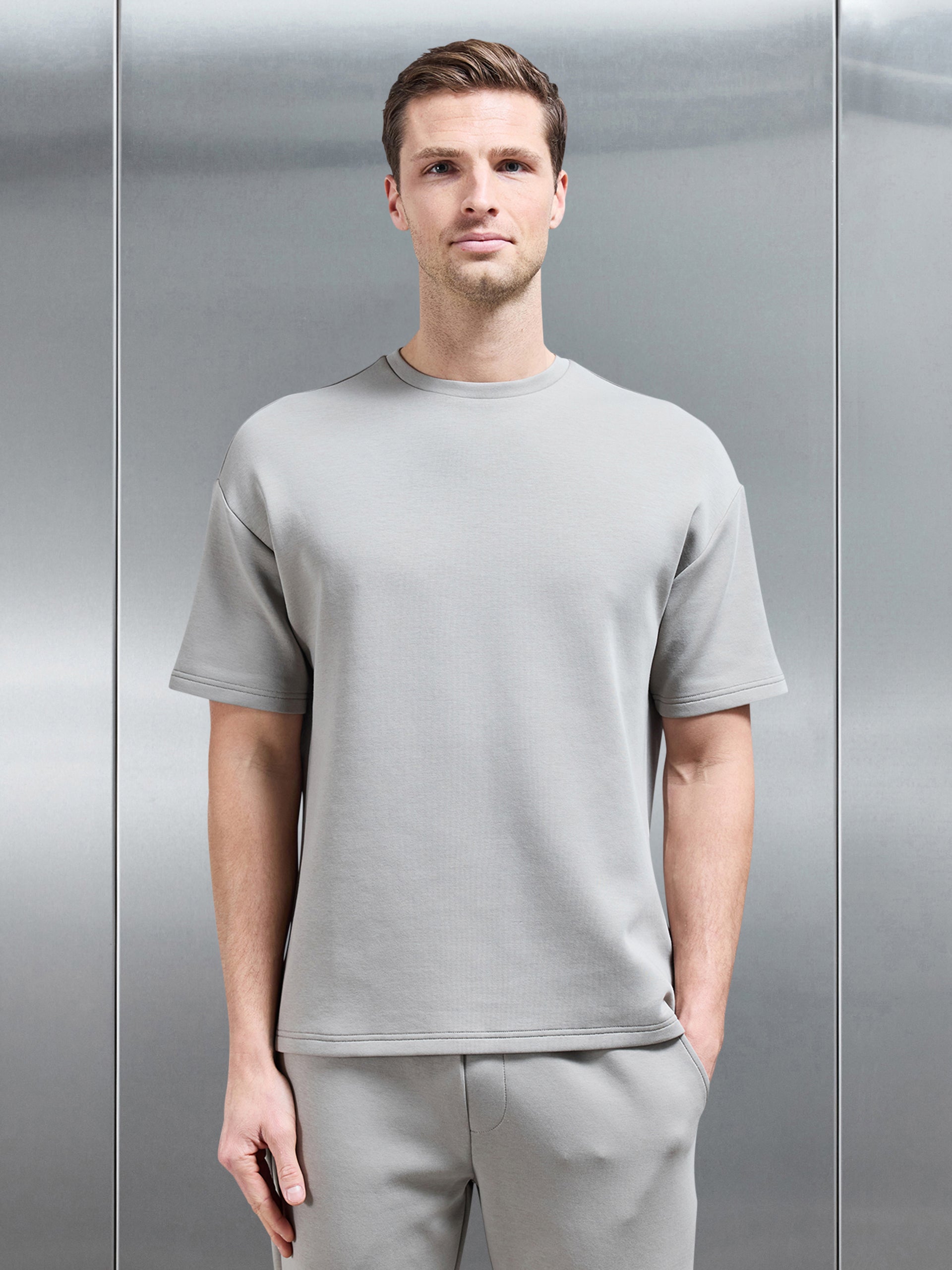 Everyday Luxe Relaxed T-Shirt in Stone