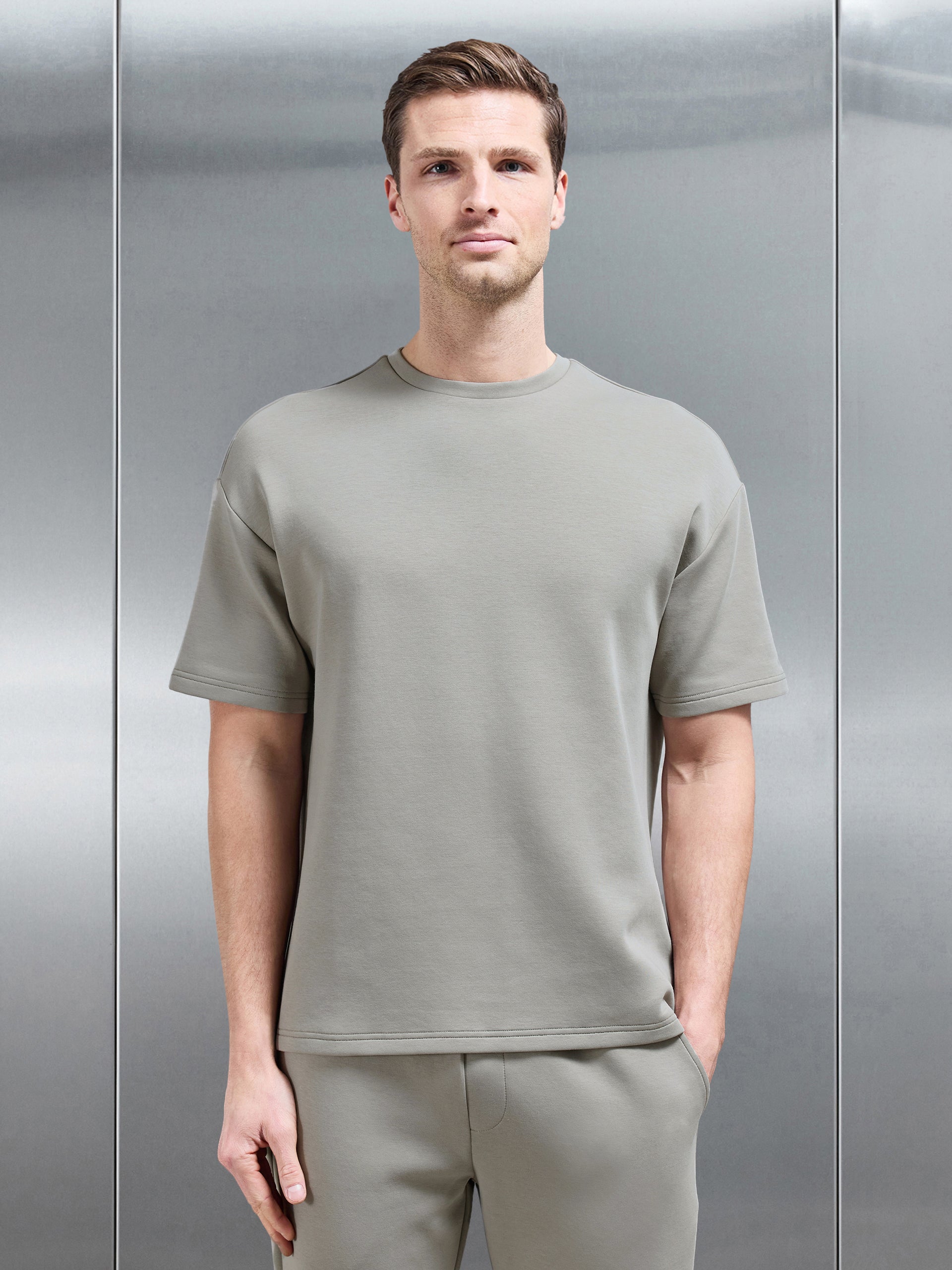 Everyday Luxe Relaxed T-Shirt in Stone