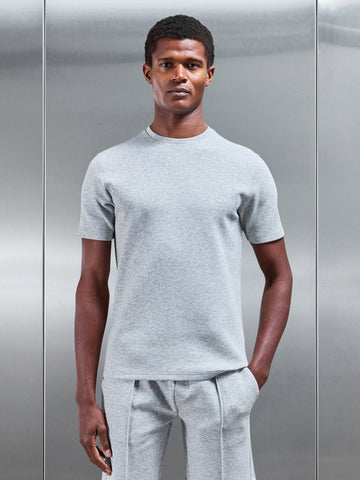 Everyday Luxe T-Shirt in Marl Grey