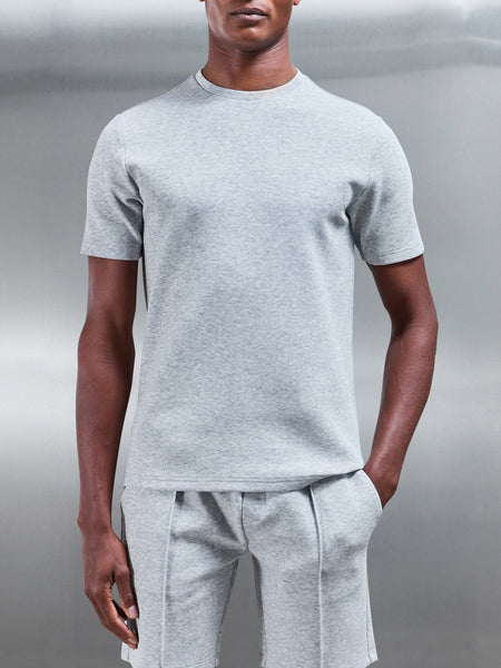 Everyday Luxe T-Shirt in Marl Grey