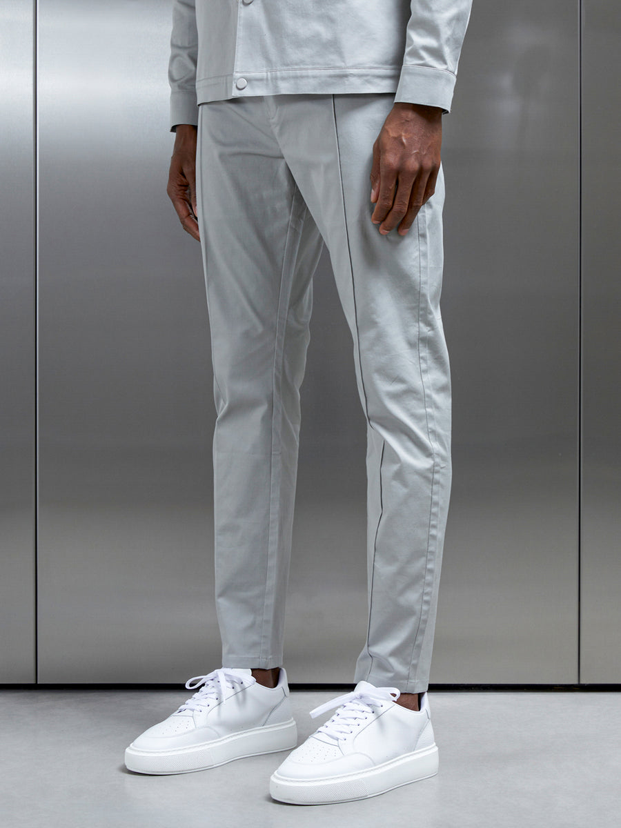 Essential Drawstring Trouser in Stone