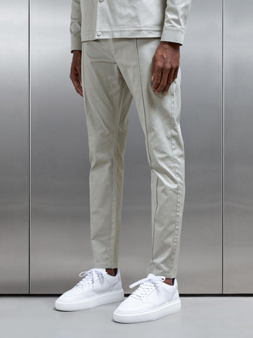Essential Drawstring Trouser in Stone