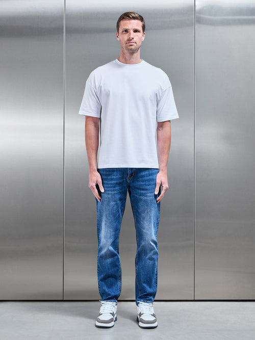 Essential Relaxed Fit Cotton T-Shirt in White