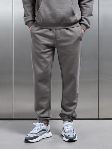 Essential Relaxed Fit Cuffed Jogger in Grey