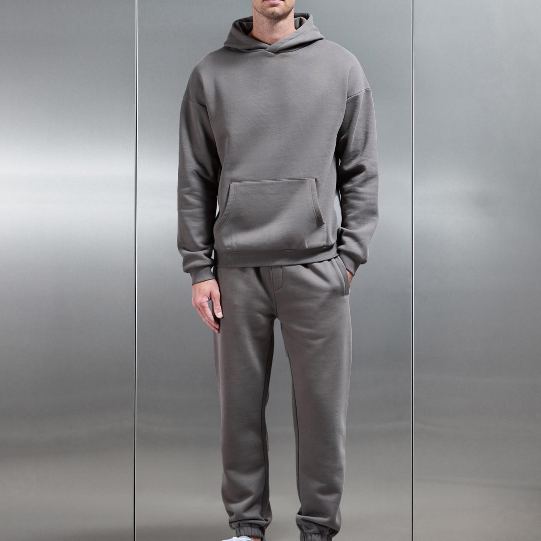 Essential Relaxed Fit Cuffed Jogger in Grey