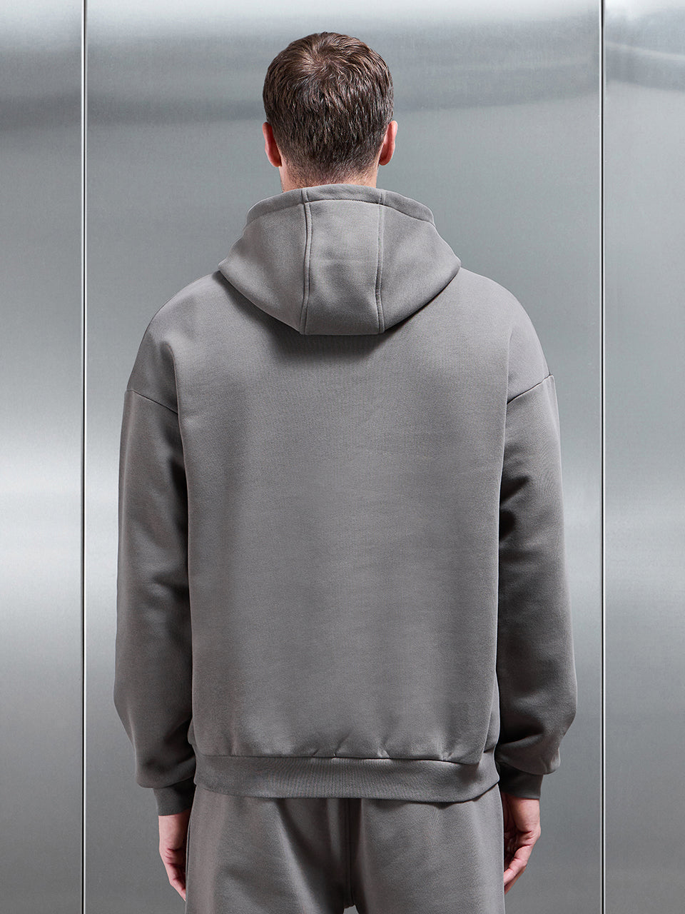 Essential Relaxed Hoodie in Grey