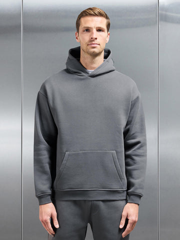 Essential Relaxed Hoodie in Grey