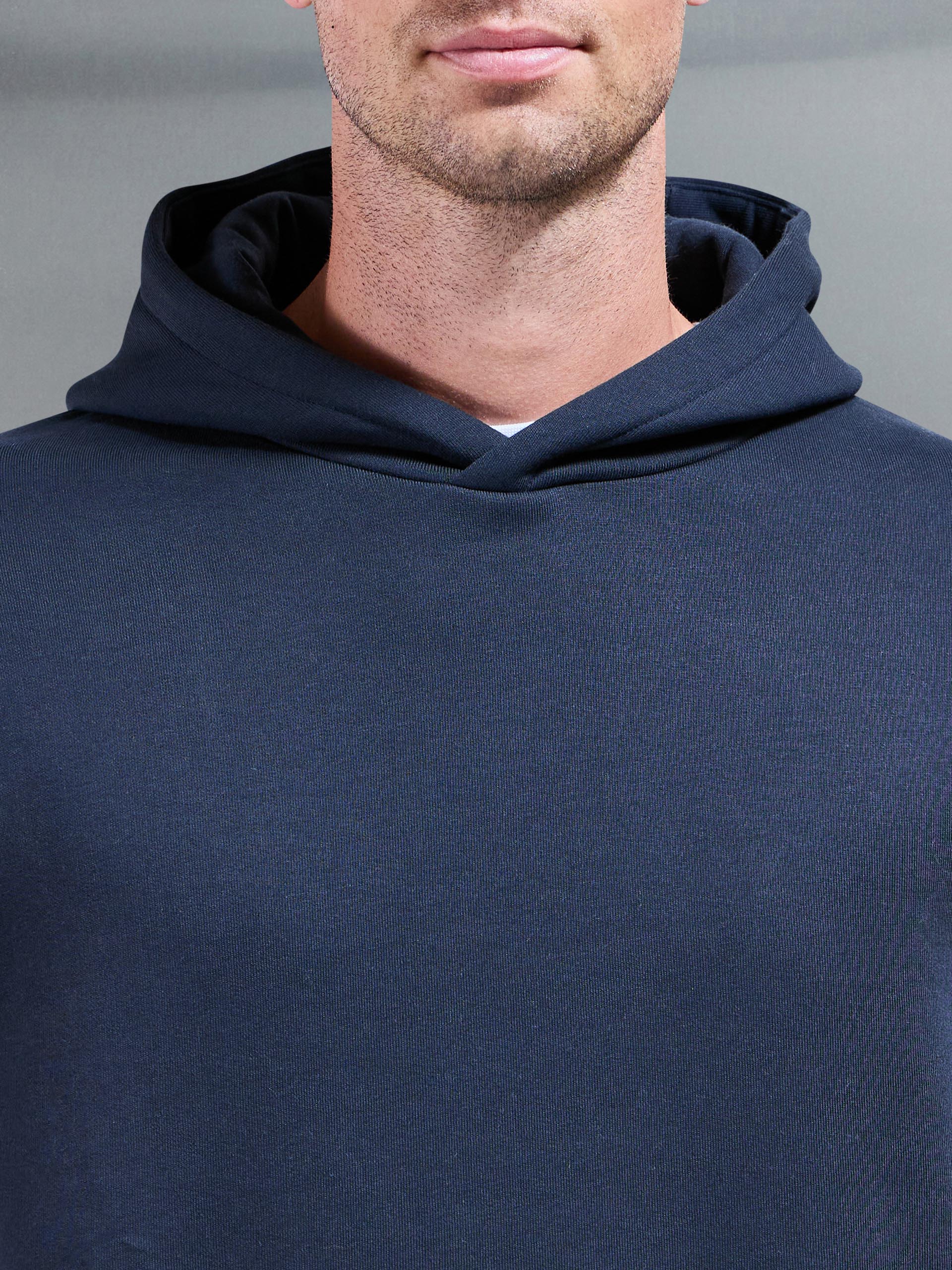 Essential Relaxed Hoodie in Navy