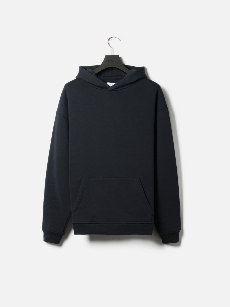 Essential Relaxed Hoodie in Navy