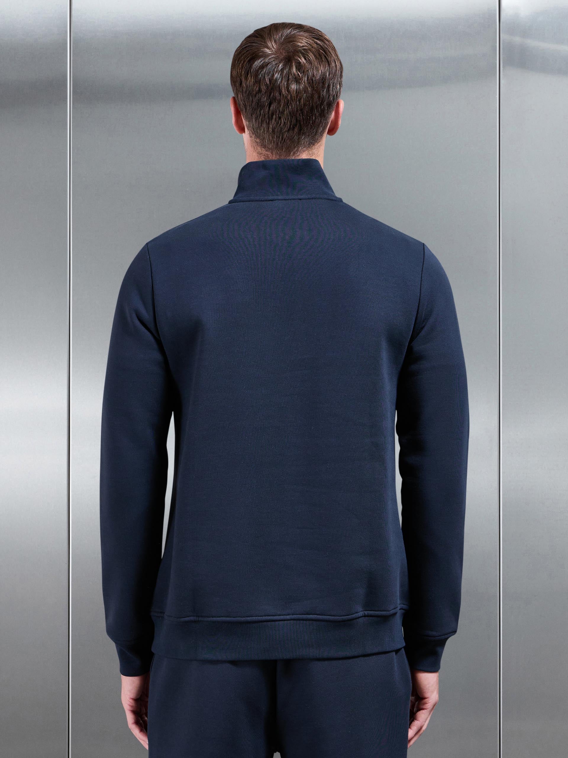 Essential Slim Half Zip in Navy