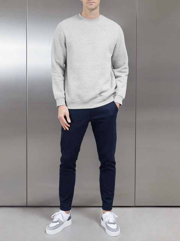 Essential Sweatshirt in Marl Grey