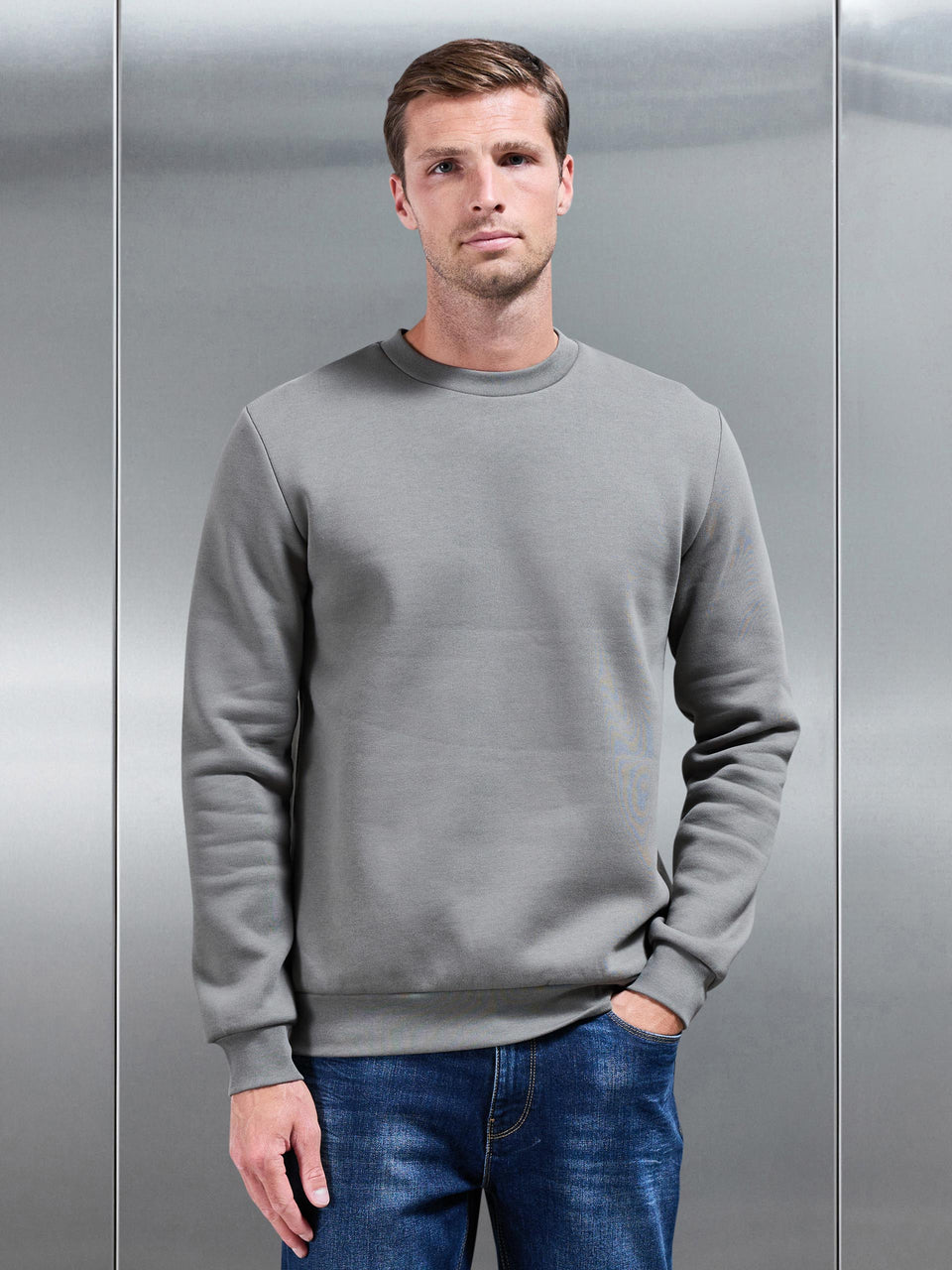 Essential Sweatshirt In Sage