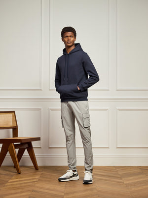 Essential Hoodie in Navy