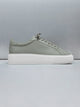 Essential Leather Trainer in Olive