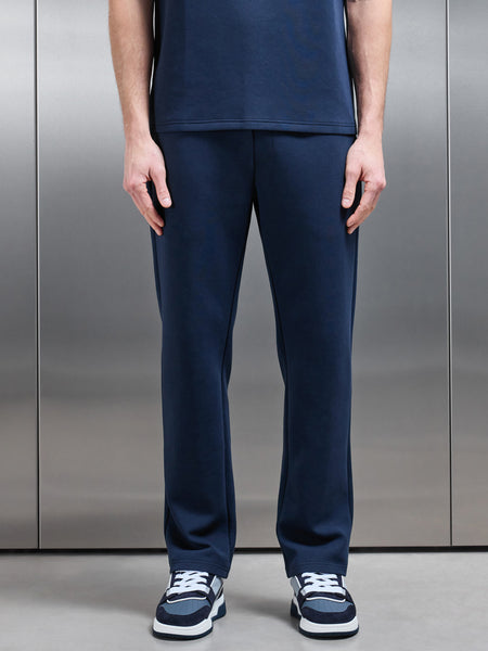 Essential Luxe Straight Leg Jogger in Navy