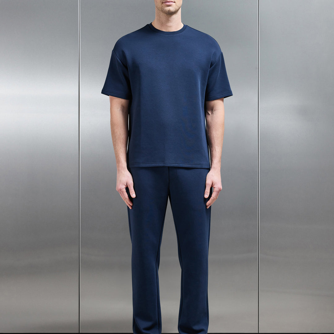 Everyday Luxe Relaxed T-Shirt in Navy