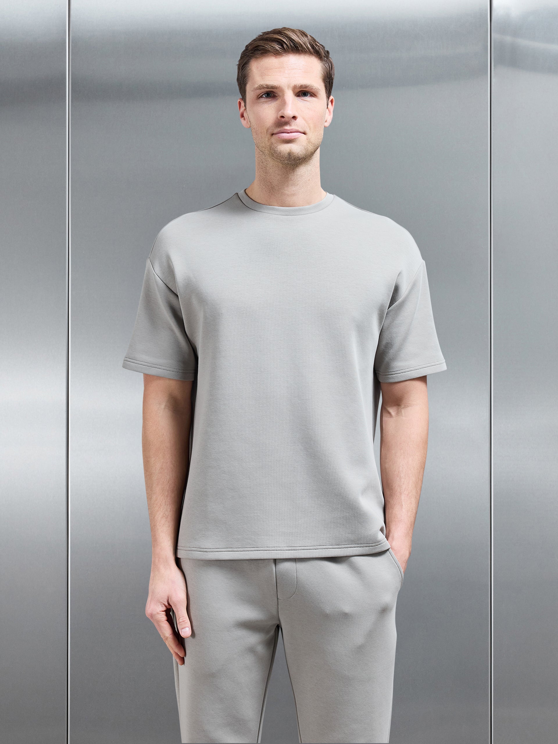 Everyday Luxe Relaxed T-Shirt in Stone