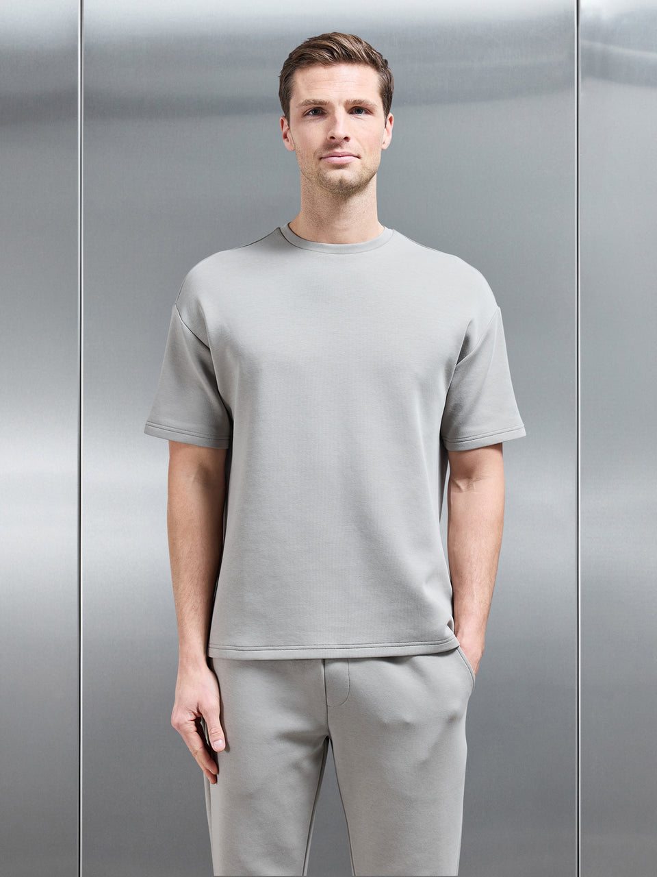 Everyday Luxe Relaxed T-Shirt in Stone