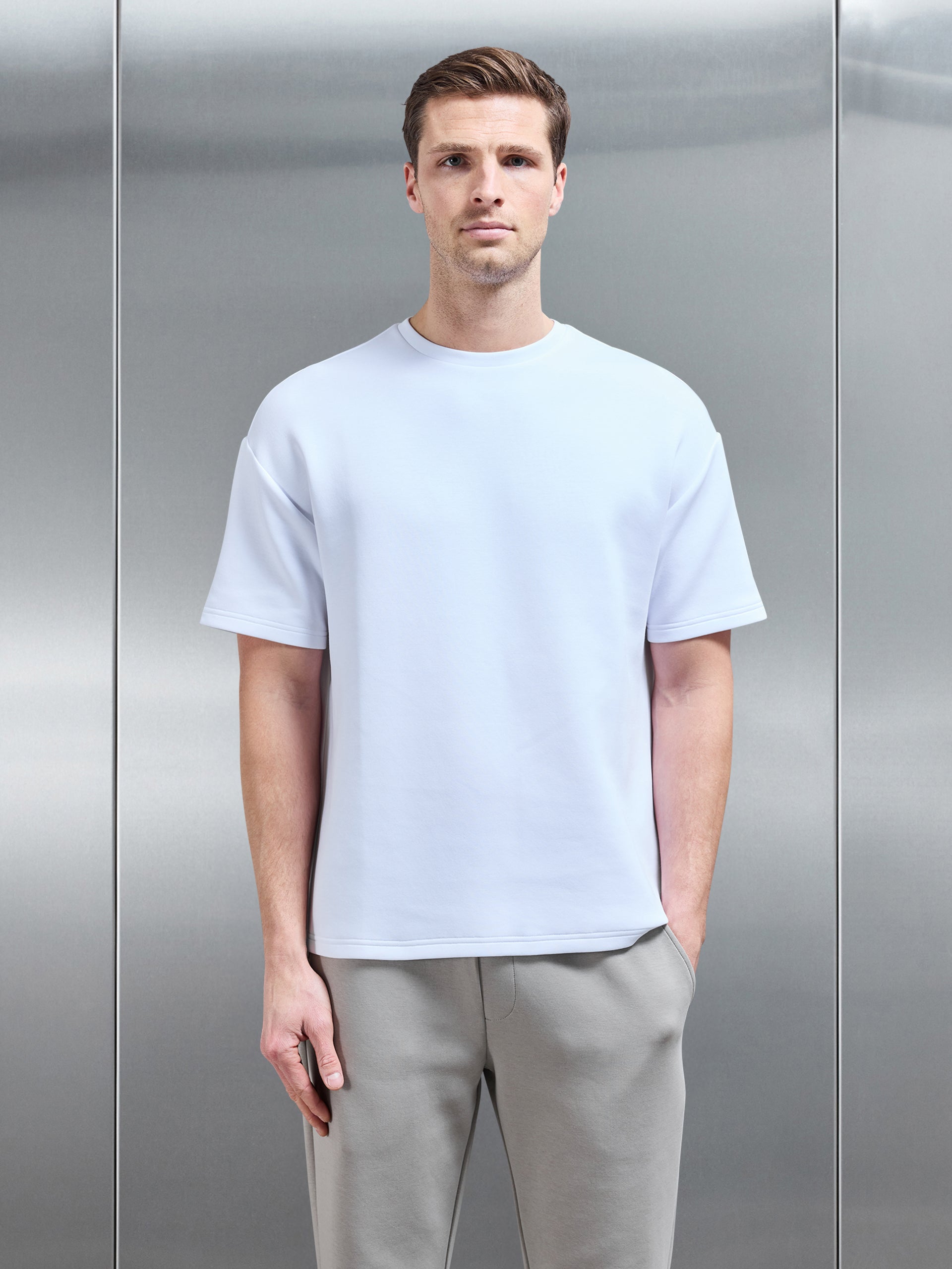 Everyday Luxe Relaxed T-Shirt in White