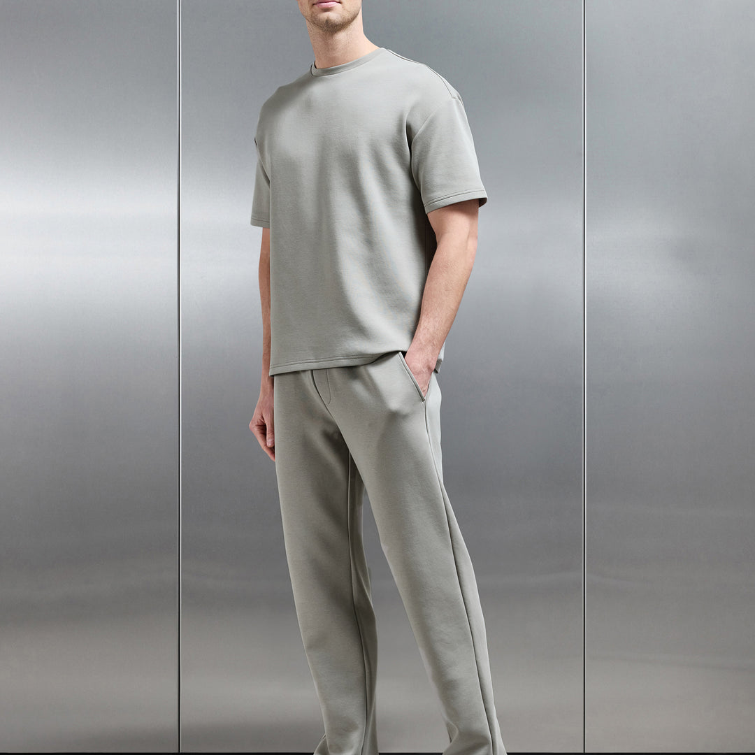 Everyday Luxe Straight Leg Jogger in Stone