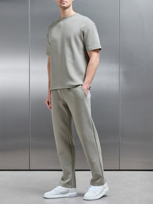 Everyday Luxe Straight Leg Jogger in Stone