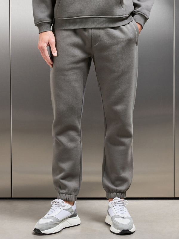 Essential Relaxed Fit Cuffed Jogger in Grey