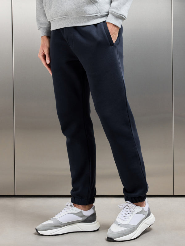 Essential Relaxed Fit Cuffed Jogger in Navy