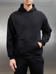 Essential Relaxed Hoodie in Black