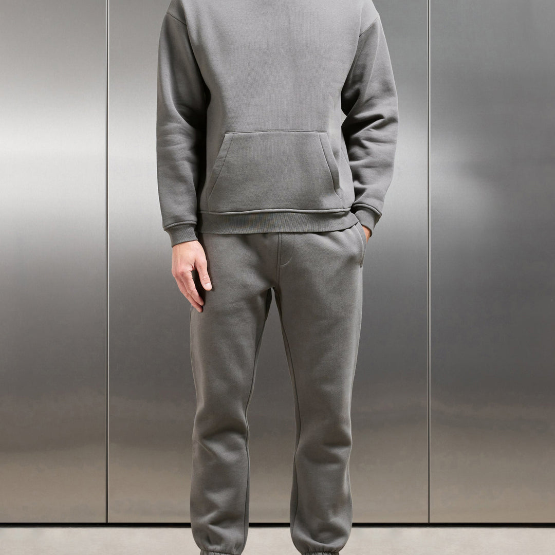 Essential Relaxed Fit Cuffed Jogger in Grey