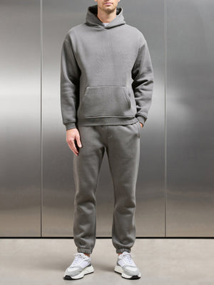 Essential Relaxed Fit Cuffed Jogger in Grey